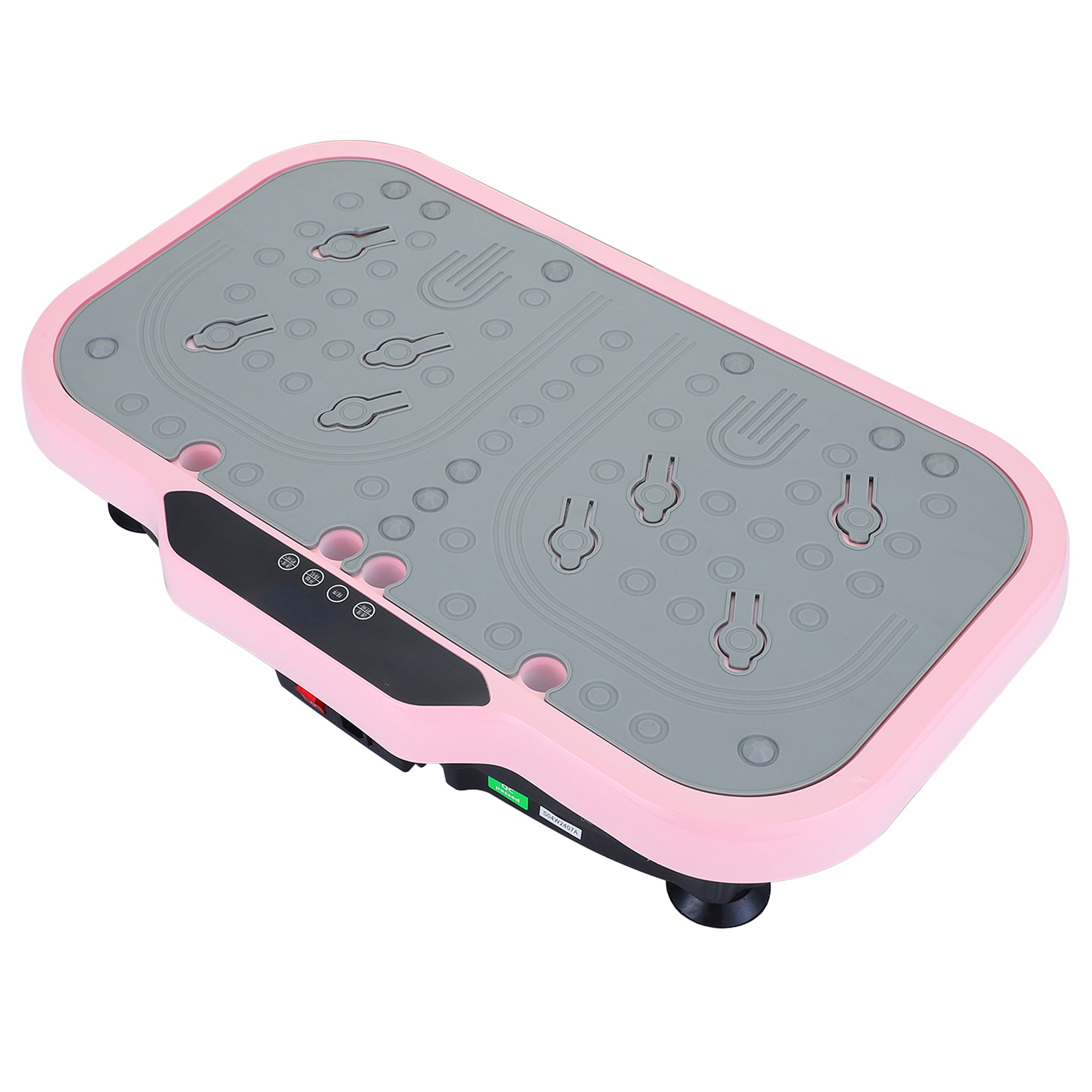 Vibration Plate Fitness Platform With Handle Whole Body Exercise Machine With 120 Speed Levels, Lymphatic Drainage, Fat Burning, And Weight Loss, Perfect For Women, Men, And Home Gym Exercise_voghion.com